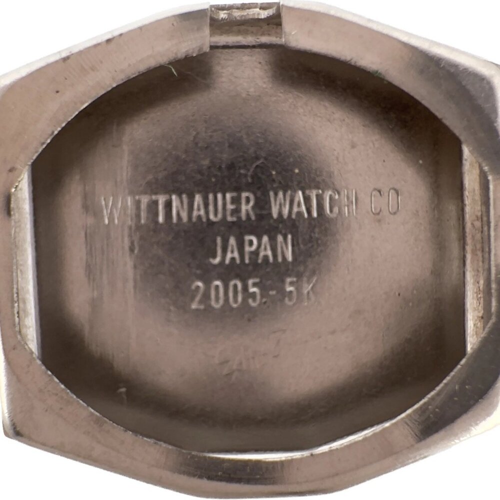 Vintage Wittnauer Bark Style Ladies Mechanical Wristwatch 5K w Hour Glass Dial - Picture 9 of 10